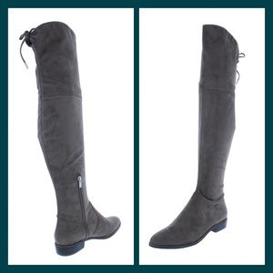 MARC FISHER  'Humor2' Grey Over The Knee Boots